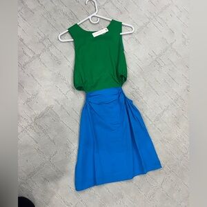 Olivaceous Vibrant Green Dress